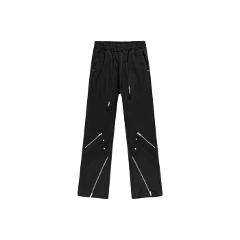 XINYINSU Zipper Design Unisex Casual Pants