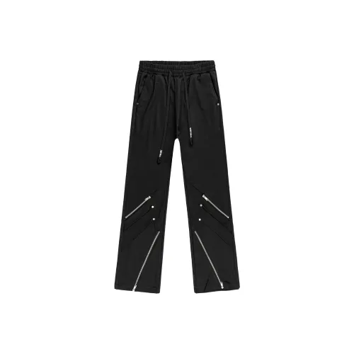 XINYINSU Zipper Design Unisex Casual Pants