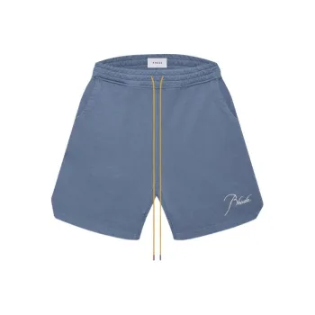 RHUDE Casual Shorts Men Blue