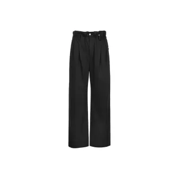 C2H4 Suit Trousers Men Black