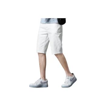 JEANSWEST Denim Shorts Men Ecru