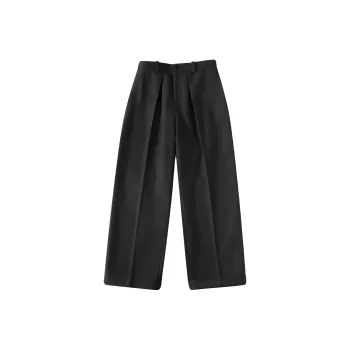 Hacikis Suit Trouser Men's Gray Rabbit Color