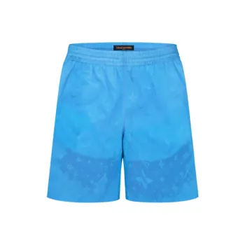 LOUIS VUITTON New Quarterly Products Of LV Casual Shorts Men's Blue