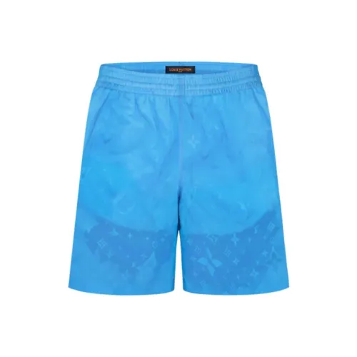 LOUIS VUITTON New Quarterly Products Of LV Casual Shorts Men's Blue
