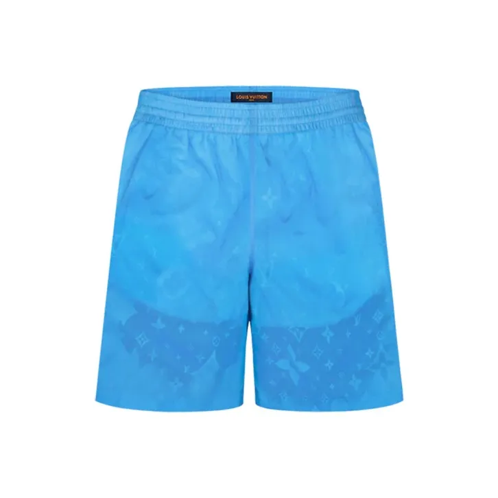 LOUIS VUITTON New Quarterly Products Of LV Casual Shorts Men's Blue-0