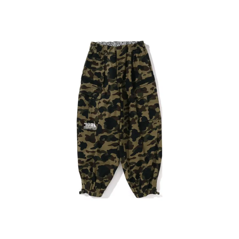 A BATHING APE TORAICHI Collaboration Casual Pants Unisex Green-0