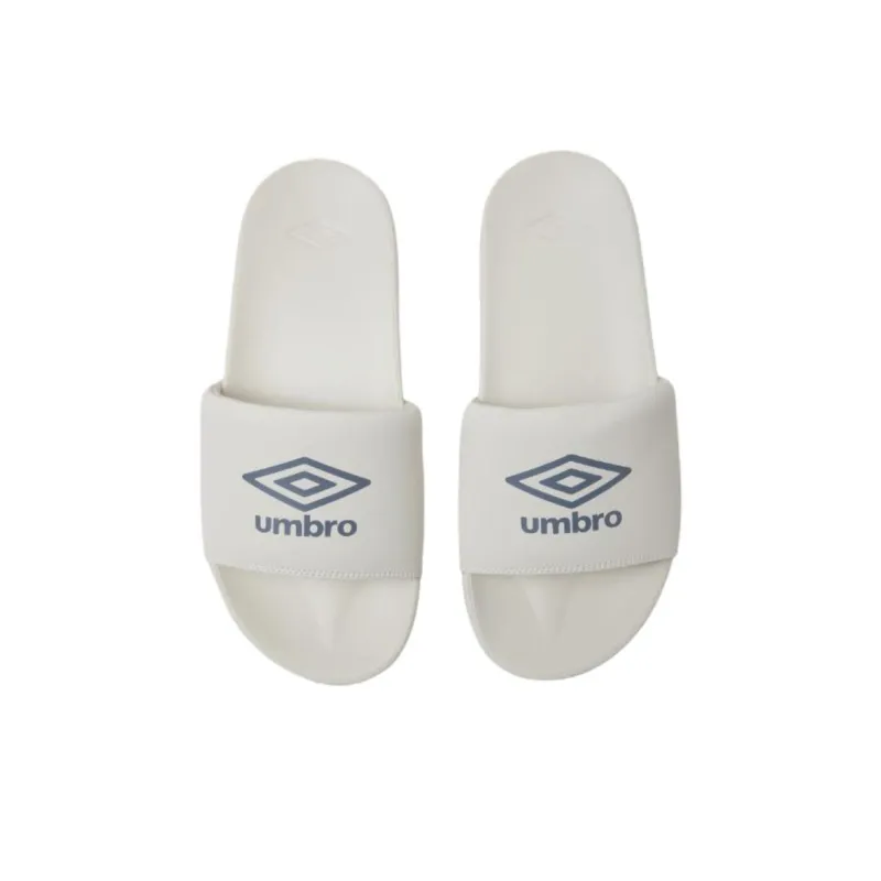 Umbro ZEPPI SD Slip Resistant Abrasion Resistant Slide Slippers Unisex White-3