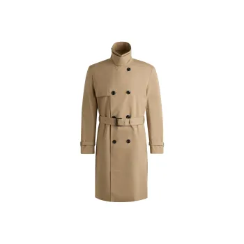 HUGO BOSS Trench Coat Men's Beige