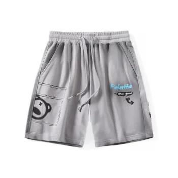 LAMLICKA Casual Shorts Unisex Gray