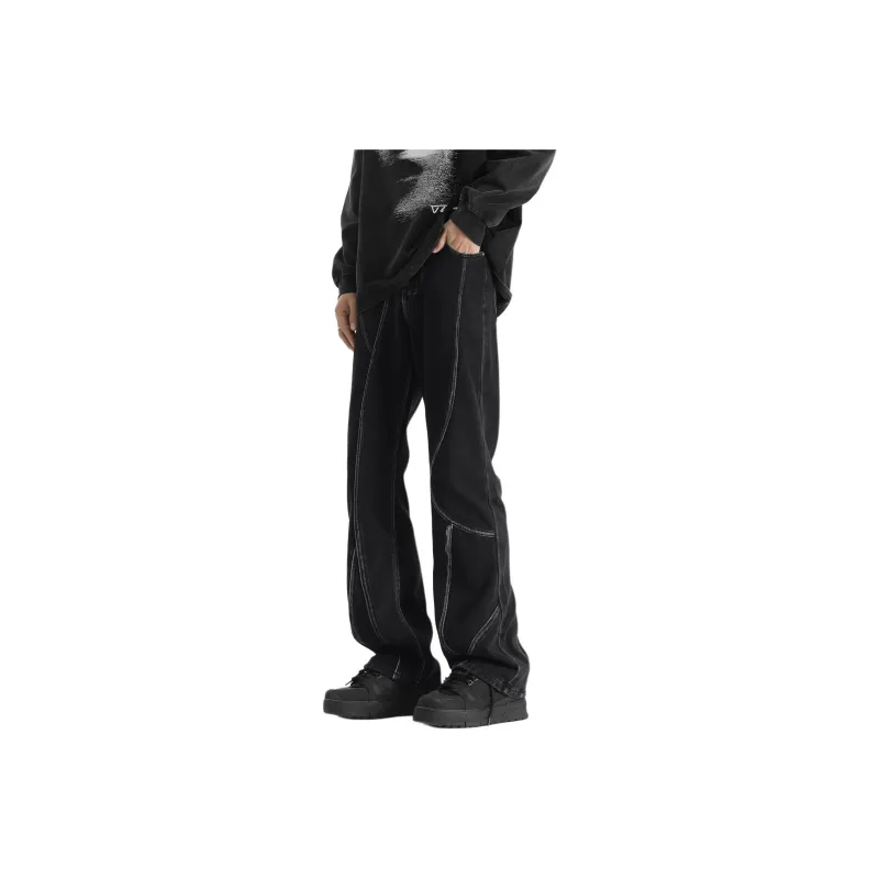 WELTER EXPERIMENT Jeans Unisex Yellow Mud-5