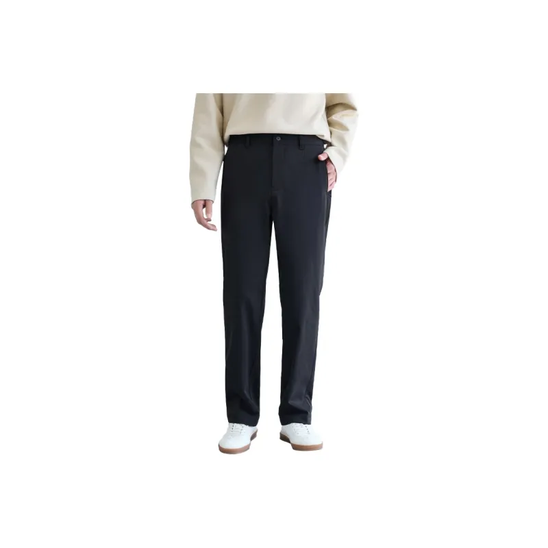 A.B.X Elastic Waistband With Slanted Slip Pocket Suitable For Spring And Autumn Casual Pants Men's-9