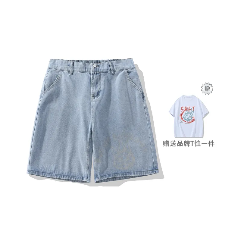 CULT OF INDIVIDUALITY Denim Shorts Unisex-12