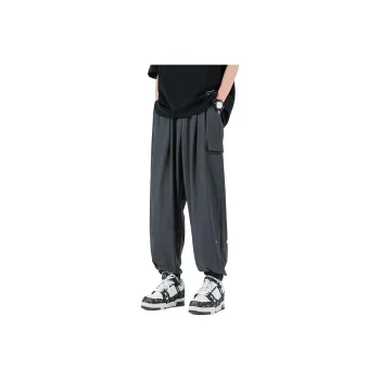 MKZA Casual Pants Unisex Dark Gray