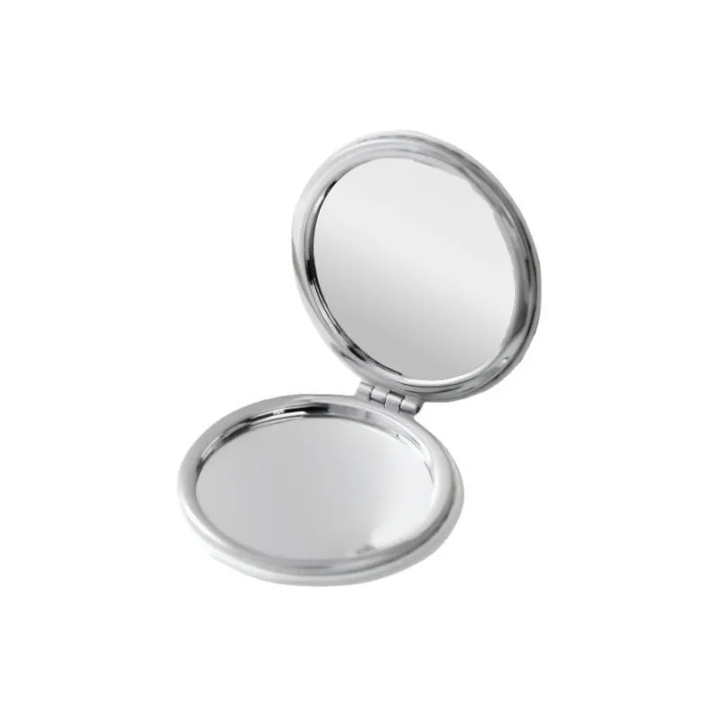 Gentle Welcome Mini Portable Pocket Mirror With PU Leather Upper Handheld Magnetic Double Sided Foldable Mirror-0