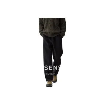 Osens Casual Pants Men's Classic Black