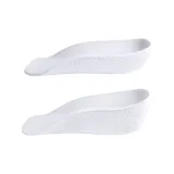 [2.5cm+3.5cm]Height Increasing Half-Length Insoles-White