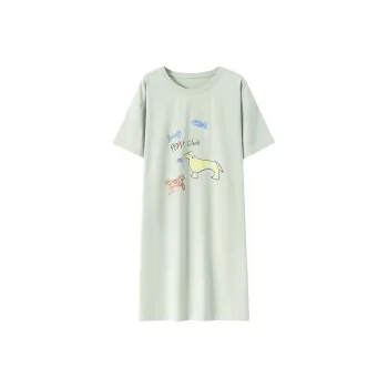 FENTENGCARE Nightgown Women's Light Green