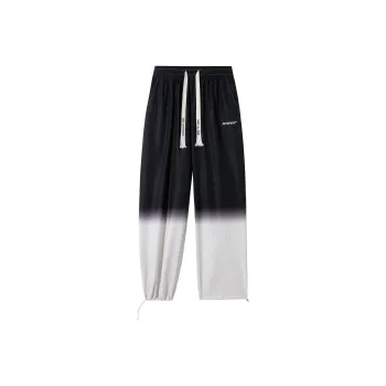 NEO FANTASTIC Casual Pants Unisex Gray White