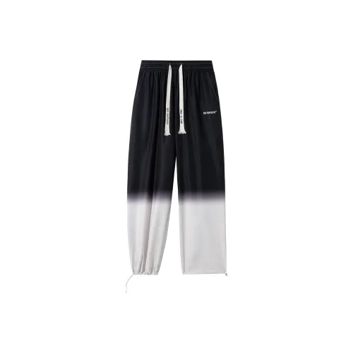 NEO FANTASTIC Casual Pants Unisex Gray White