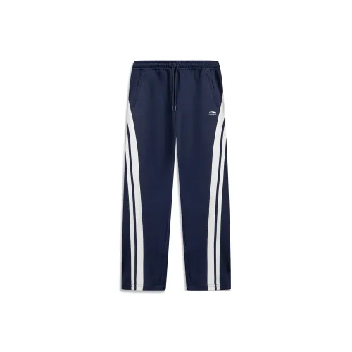 LiNing Sports Life Collection Casual Pants Men's Dark Ship Blue