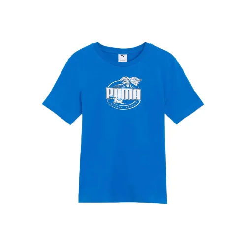 PUMA Palm Resort T Shirt Men's Blue