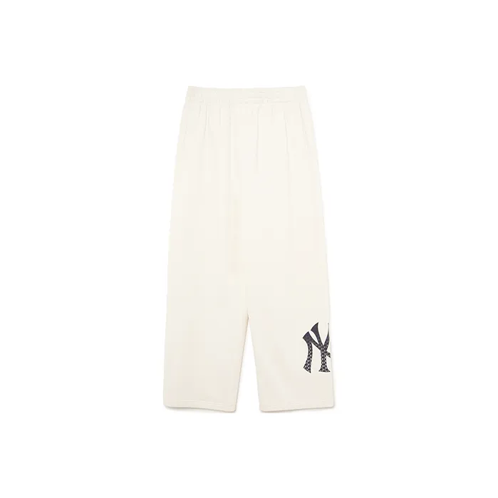 MLB Casual Pants Unisex Milk White-0