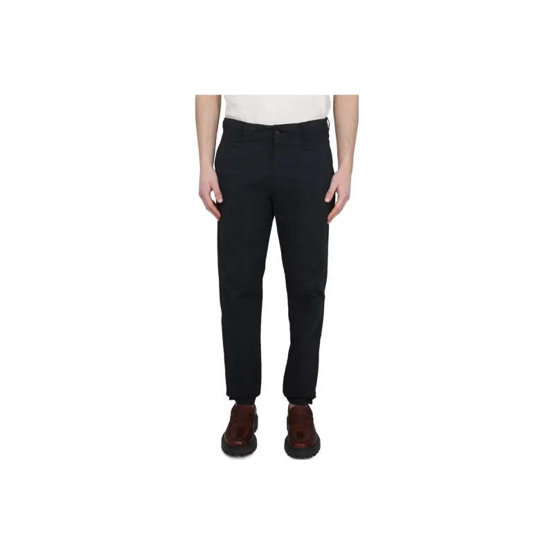 ASPESI Straight Leg Drawstring Chino Trousers-0