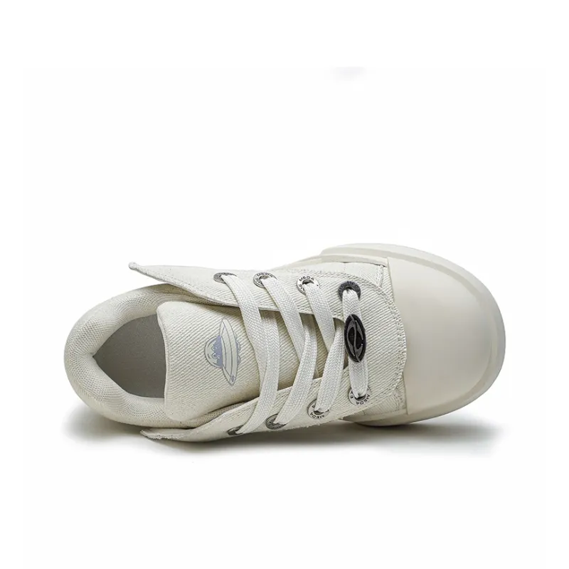 Hip Speed Height Increasing Low Top Canvas Shoes Unisex-8