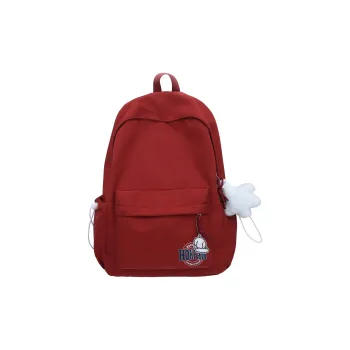URBAN FOREST Nylon Backpack Unisex Red/Pink/Purple/Blue/Black/White