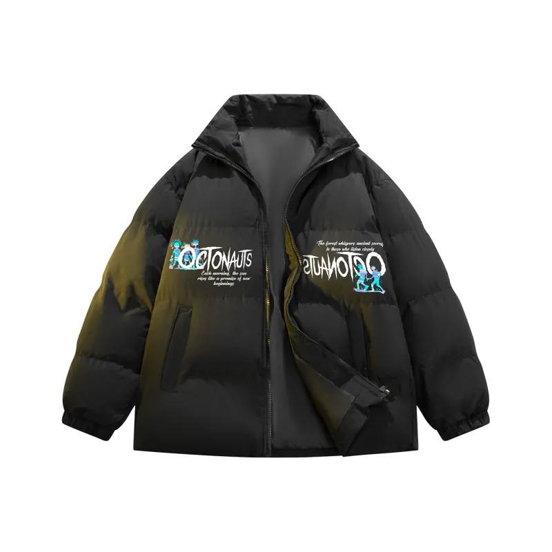 Small Columns Under The Sea Puffer Jacket Unisex-0