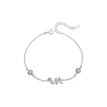 Heart Grass S925 Silver Bracelets Women's