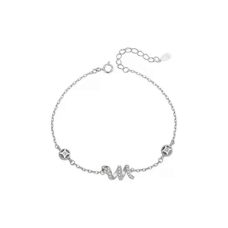 Heart Grass S925 Silver Bracelets Women's-0