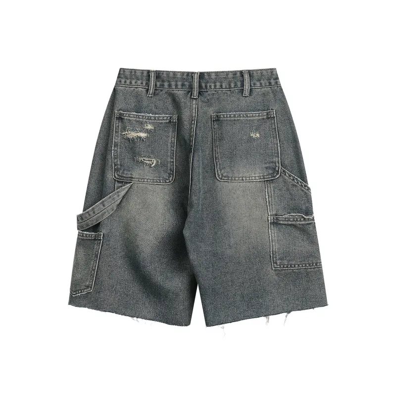 Evil Lions Denim Shorts Unisex-17