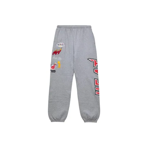 Mitchell Ness Casual Pants Men Gray
