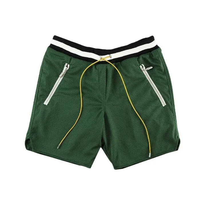 RHUDE Casual Shorts Men Green-0