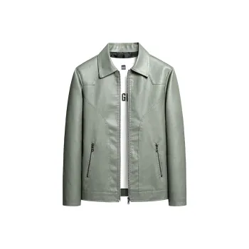 PIERRE CARDIN Leather Jacket Men's