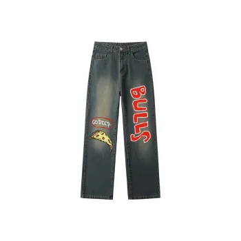 AFTER SCHOOL SPECIAL Jeans Unisex Vintage Blue