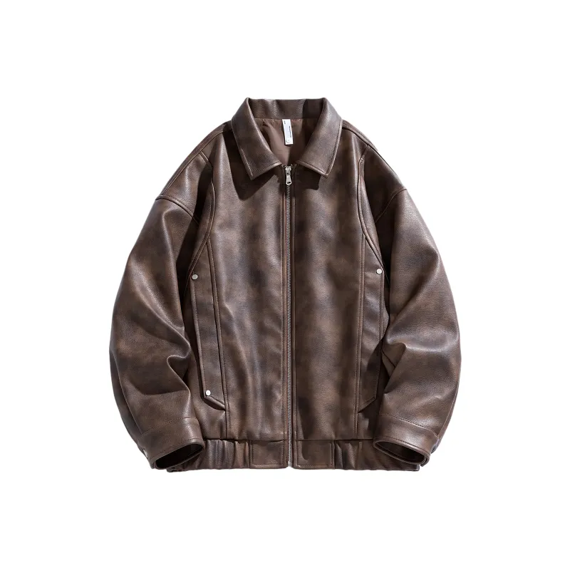 Yiwen Leather Jackets Unisex-4