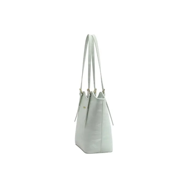 SHORT HAIR GIRL PU Tote Bag, Shoulder Bag Women's Grass Green-1