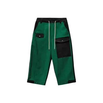 FRIED RICE Casual Pants Unisex Green