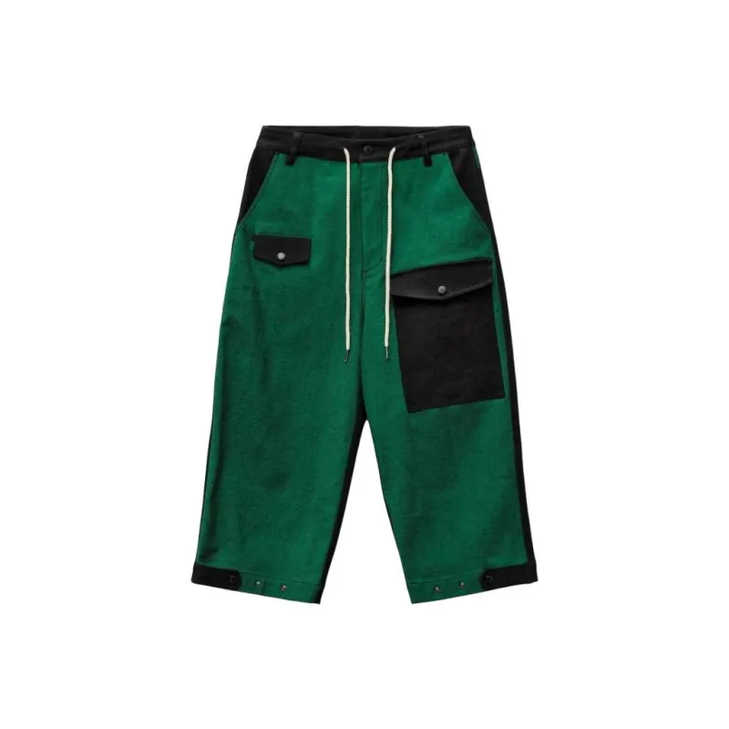 FRIED RICE Casual Pants Unisex Green-0