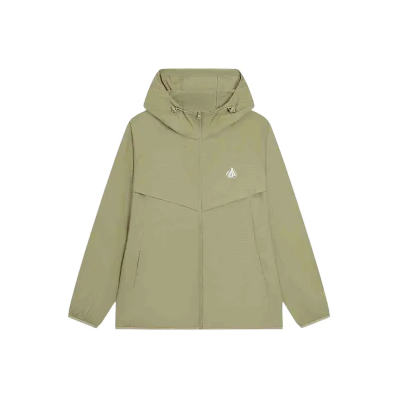 XTEP Trench Coat Unisex Sage Pea Green-0