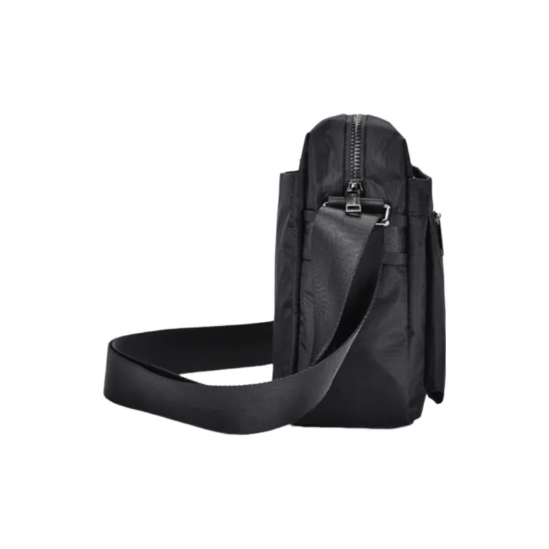 Jeep Waterproof Fabric Crossbody Bag, Shoulder Bag Regular Men's Black-2