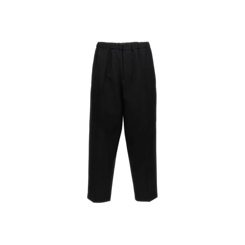 JIL SANDER Tapered Gabardine Trouser-0