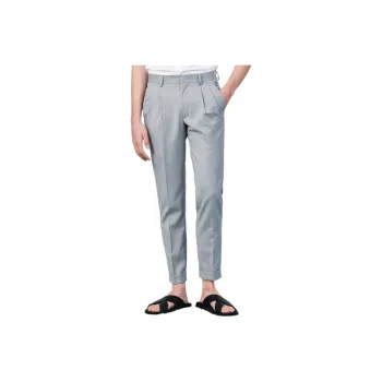 JODOLL Suit Trouser Men's Floral Yarn Gray