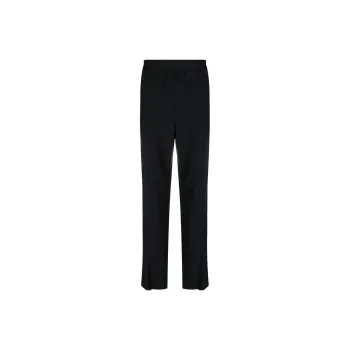 MSGM Logo waistband Straight leg Trousers