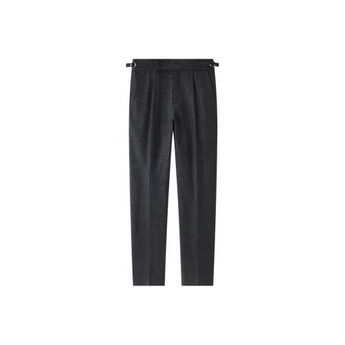 Jiumuwang Men's Pants Expert Suit Trouser Men's Medium Gray
