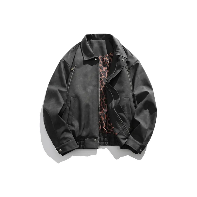 RED DRAGONFLY Leather Jacket Unisex-0