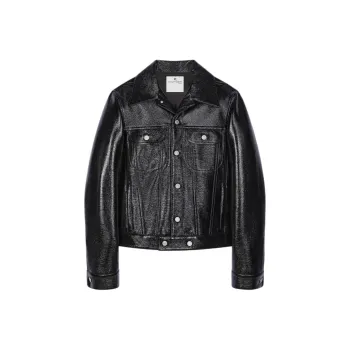 COURREGES Faux leather Button up Jacket