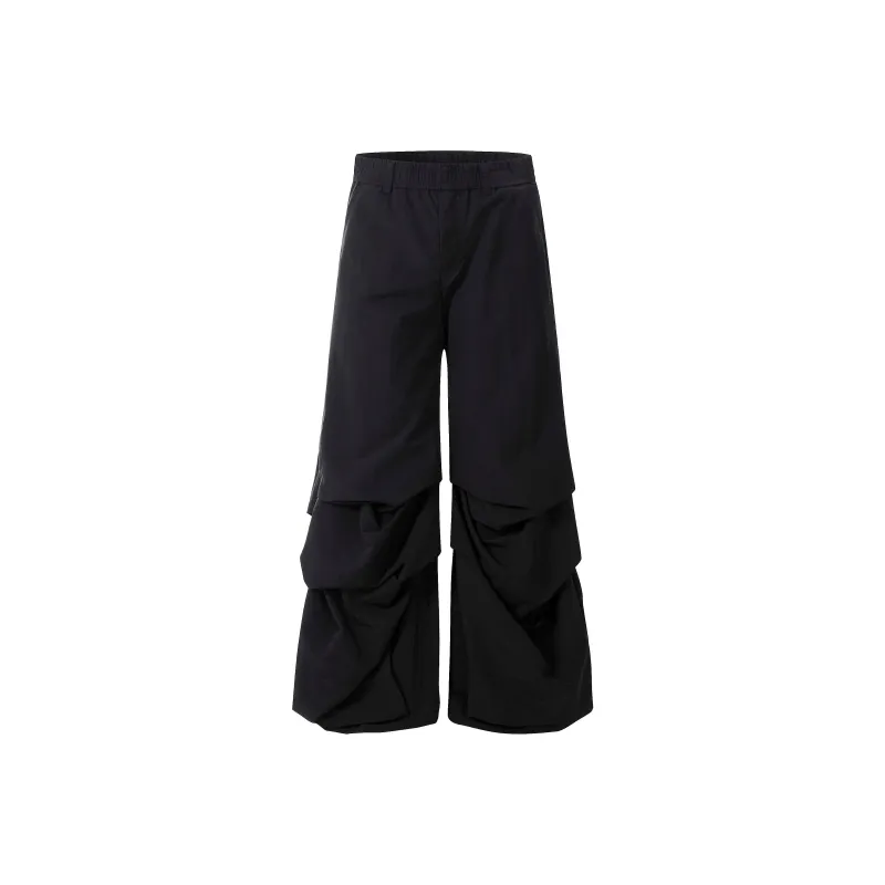 YINLEI Cargo Pants Unisex Black-0